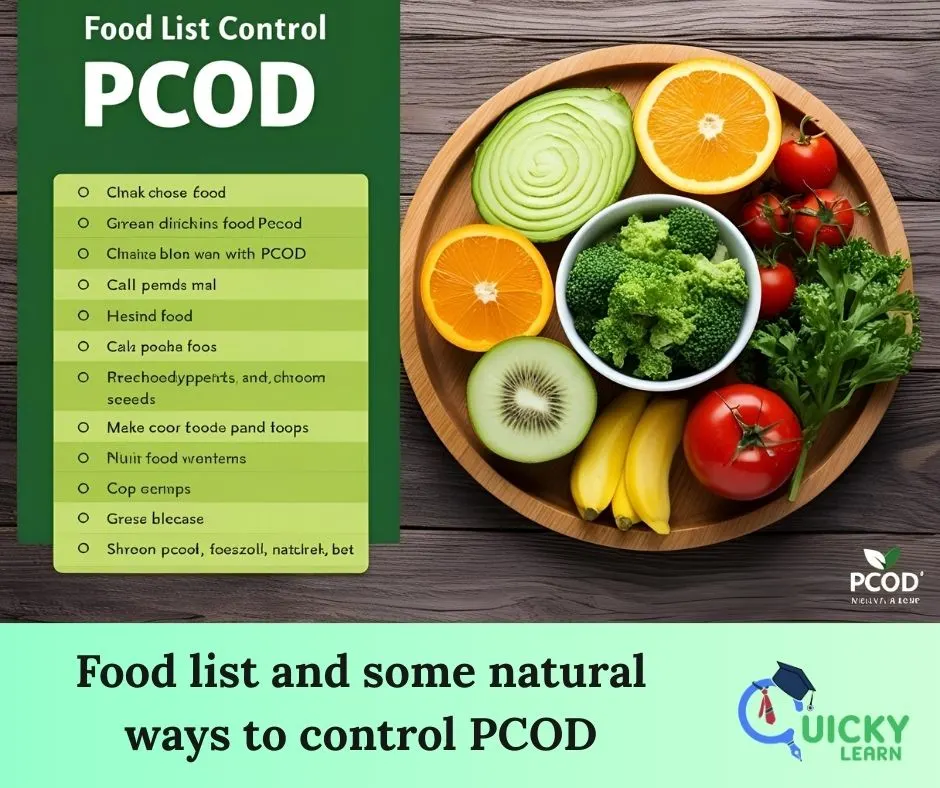 You are currently viewing Food list and some natural ways to control PCOD