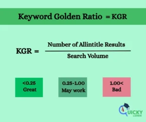 Read more about the article KGR (Keyword Golden Ratio) কী?|What is KGR (Keyword Golden Ratio)?