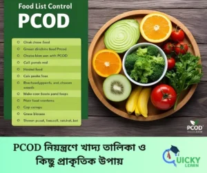 Read more about the article PCOD নিয়ন্ত্রণে খাদ্য তালিকা ও কিছু প্রাকৃতিক উপায়